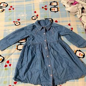 WONDER KIDS 5t girls blue dress